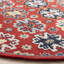 Tapis rouge / bleu en laine touffeté à la main Betsy Southwestern-32293808