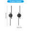 Darlyn 2-Light 60cm Aluminium LED Flush Mounted Sconce-2106710385