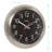 11" Silent Sweeping Metal Quartz Wall Clock