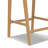 Yvaine Franc 25" Teak Patio Bar Stool
