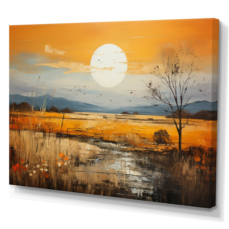 «Prairies Bliss Collage», impressions sur toile, H 24 po x l 32 po x P 1 po, Toile tendue