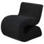Chaise courbée sans accoudoirs Austin