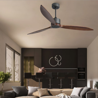 65" 3-Blade Propeller Ceiling Fan with Remote Control