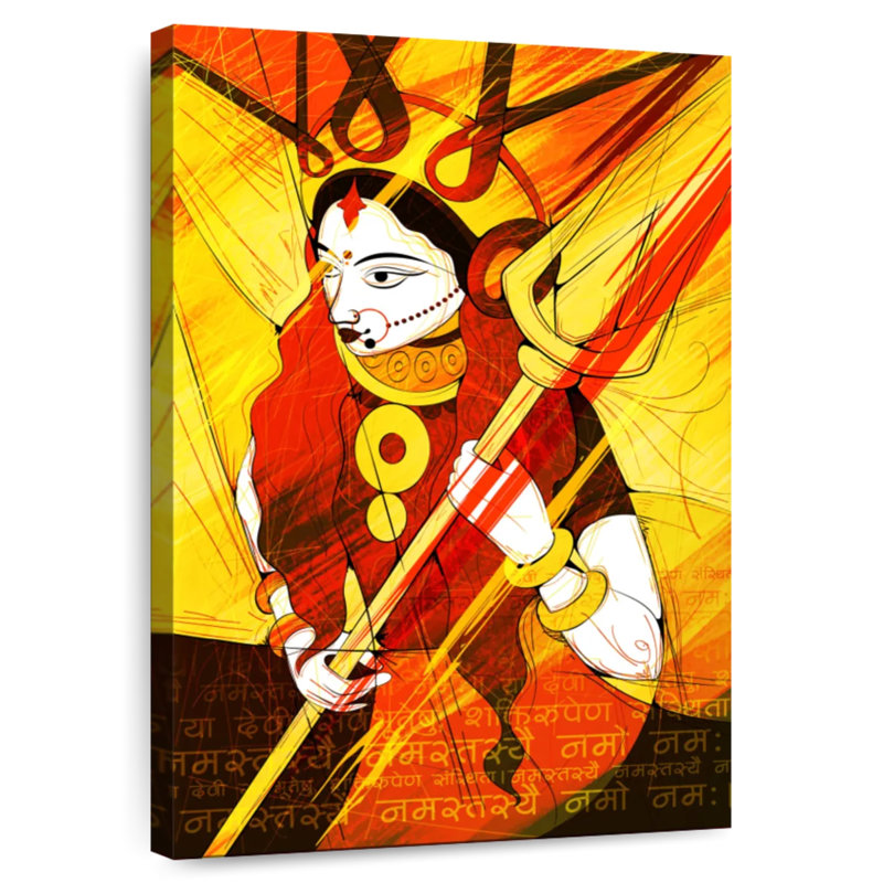 Adella Durga Abstract, 12" H x 8" W