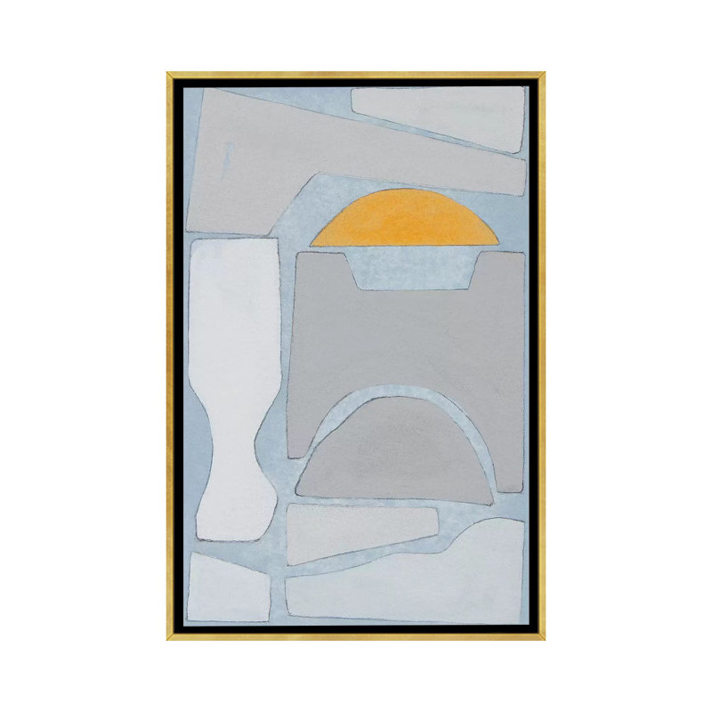 Éléments du château V - reproduction d'art murale - toile encadrée, H 60 po x l 40 po, Doré