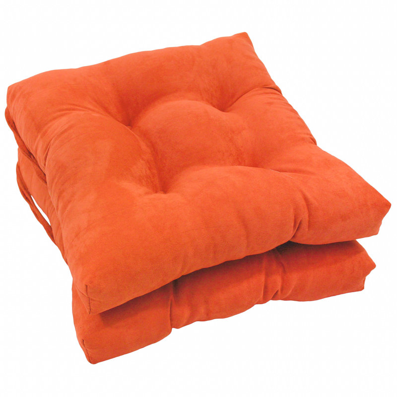 Coussin de chaise de salle à manger d'intérieur, Tangerine