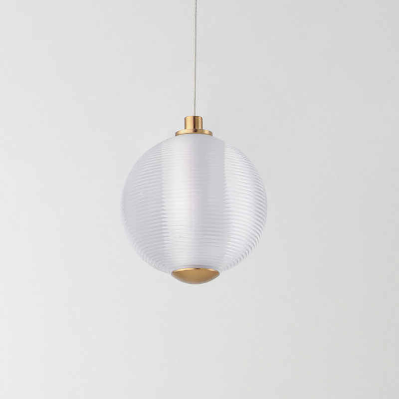 Alicano 1 - Light LED Single Pendant, Gold