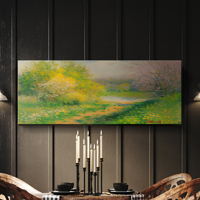 Série paysage - CLX - Toile tendue avec châssis - Prêt à accrocher, H 16 po x l 40 po