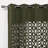 Aikeem Polyester Trellis Cutout Curtain Panel Pair-973133021