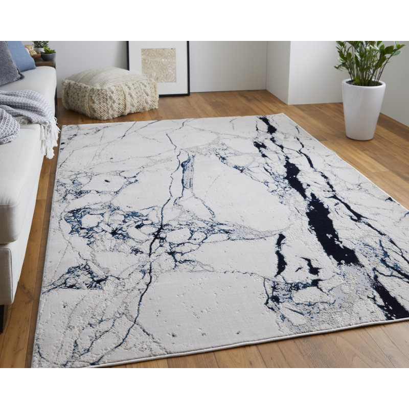 Zabian Abstract Indoor Rug, Rectangle 5' x 8'
