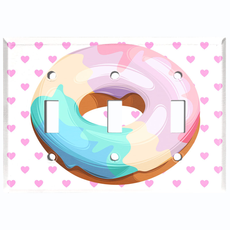 Plaque murale 3 bandes Donut Frosting