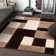 Cobina Geometric Shag Brown/Gray Area Rug