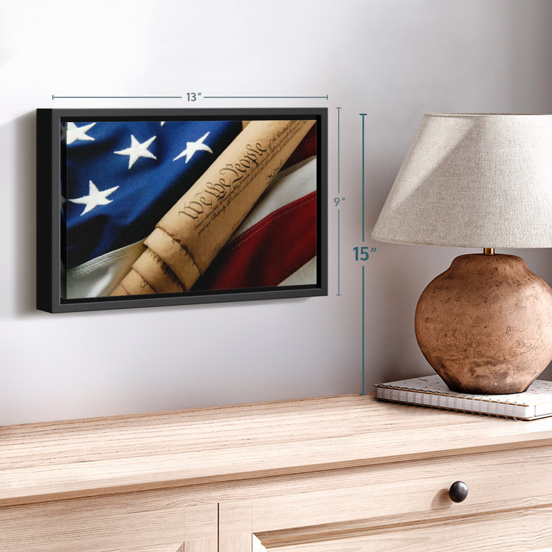 American Freedom Canvas Print, 9" H x 13" W