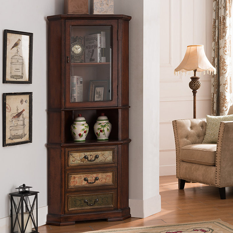 Maroon Solid Wood+Glass Display Cases, Maroon