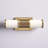 Evan 1-Light Dimmable LED Brushed Brass Bath Sconce