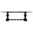 Madeira Mahogany Solid Wood Dining Table