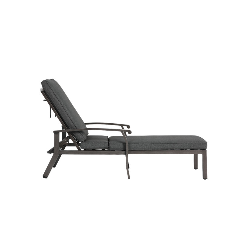 Méridienne en aluminium coulé, Gris