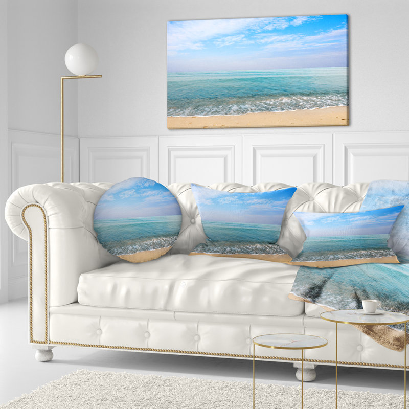 Coussin Seashore, 16 po x 16 po, Carré