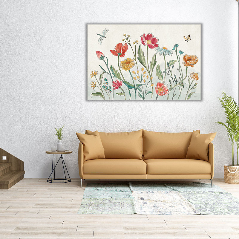 Boho Field I - reproduction d'art sur toile