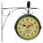 Margolis Solid + Manufactured Wood Wall Clock