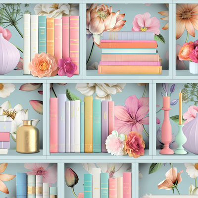 Blossom Shelves Wallpaper