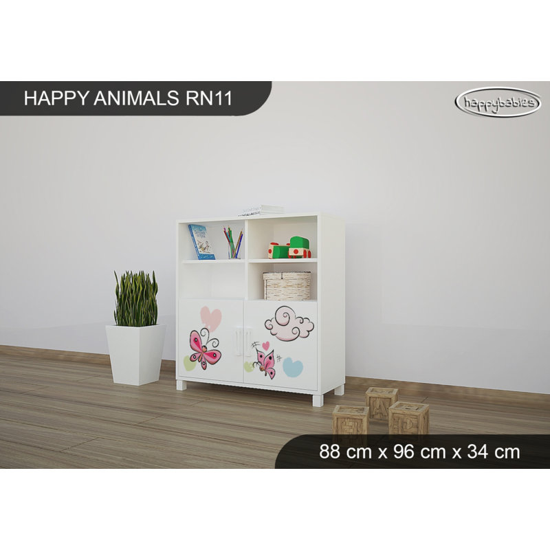88cm W Kids Cube, White