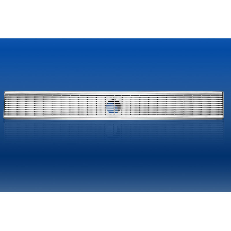 3.19'' W Linear Grid, Polished Satin