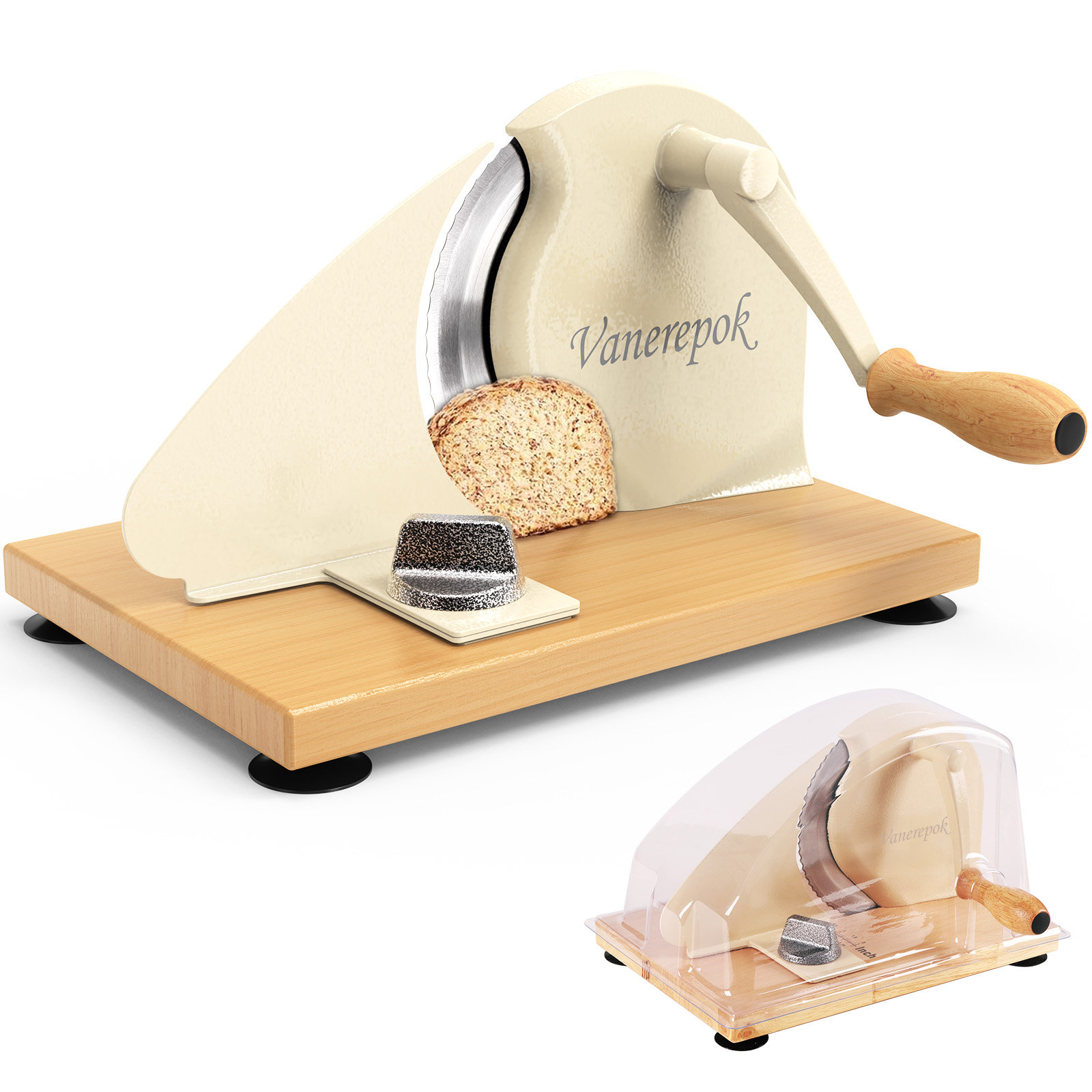 DOPGIX Manual Bread Slicer For Homemade Sourdough Bread - Wayfair Canada