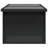  Garden Table Black Poly Rattan, Tempered Glass, Powder-Coated Steel-1535445328