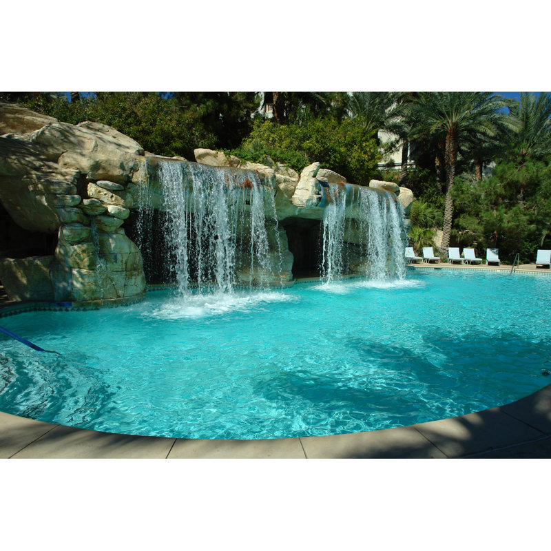 Beautiful Waterfall - Wrapped Canvas Print, 30cm H x 46cm W x 3.8cm D