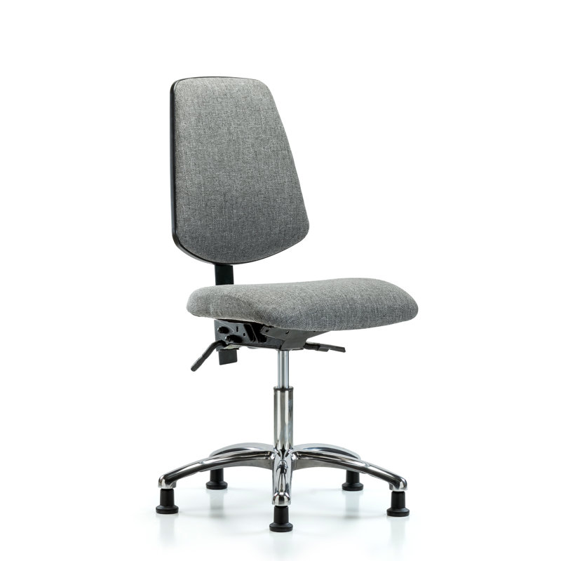 Chaise de travail Allegro, Patins, Gris, Non inclus