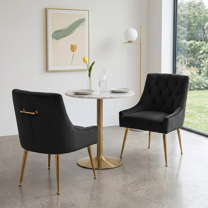 Chaise d'appoint Elian, Kaki