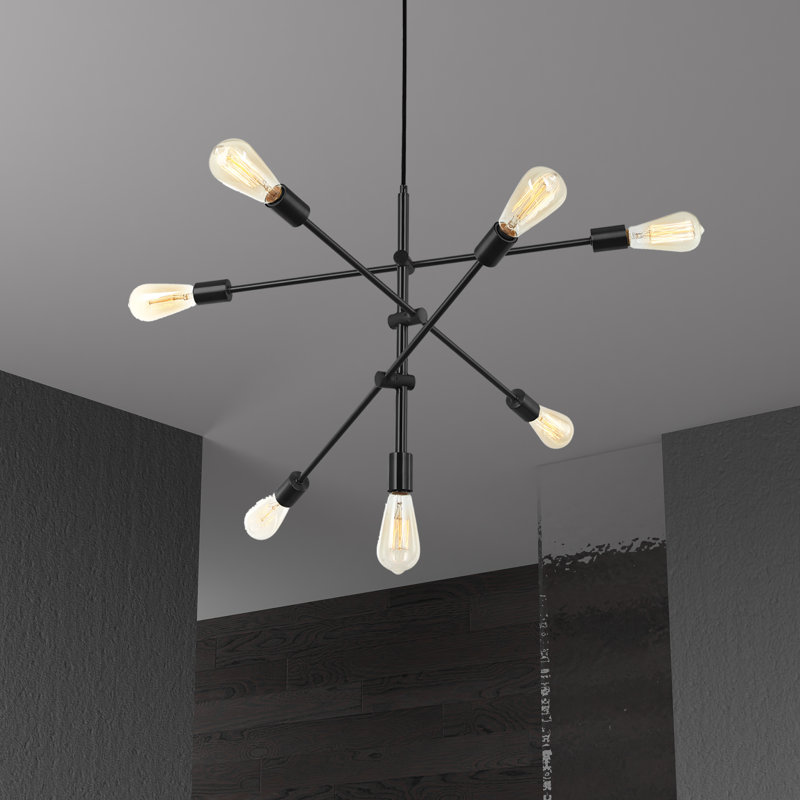 Neela 7 - Light Dimmable Sputnik Chandelier