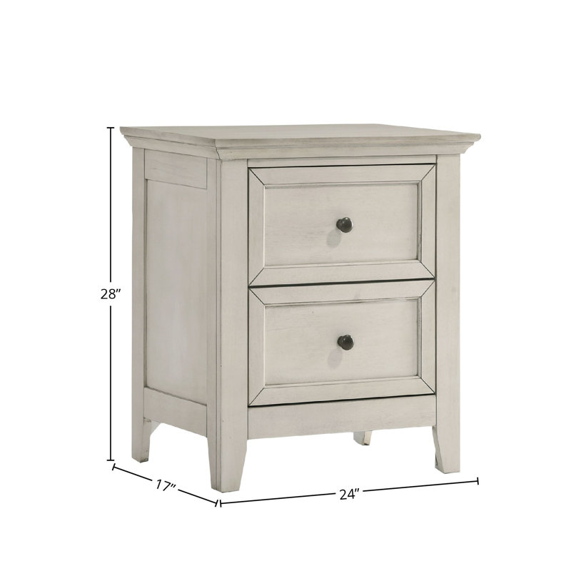 24'' W Solid Wood Nightstand
