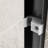 Matte Black Aluminum Frame Double Sliding Shower Door 54" W X 72" H, 1/4"  6Mm  Clear Tempered Glass With -Proof Film, Waterproof And Easy To Install In Bathroom Wide High Glass, Frame, , Waterproof,