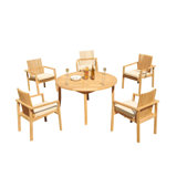 Outdoor 5 - Piece Teak Dining Set