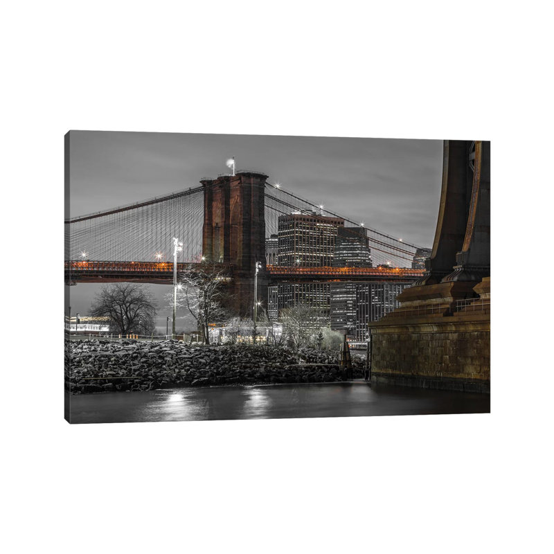 New York XVIII by Assaf Frank - Wrapped Canvas Painting, 66.04 cm H x 45.72 cm W x 1.91 cm D