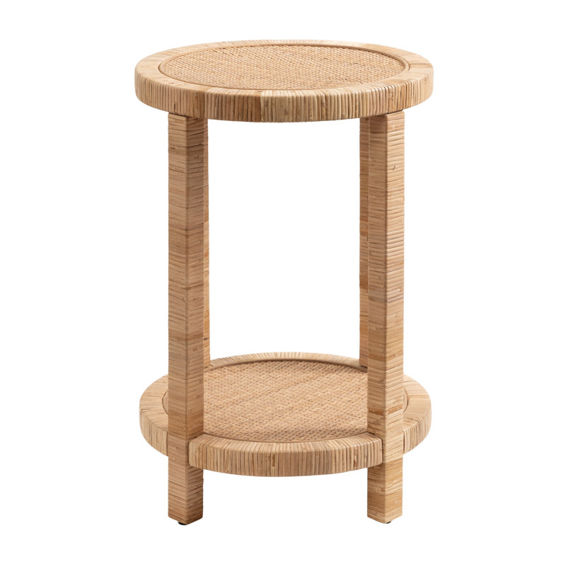 Table à boissons ronde en bois manufacturé l 16 po Kossowski 