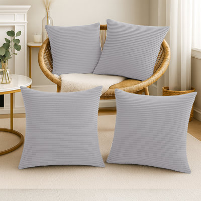 Luxury Velvet Pattern Cushion Cover (Pack of 4)