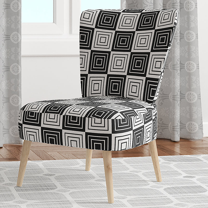 Chaise d'appoint en velours rembourrée à motif floral - Chaise d'appoint moderne à motif floral