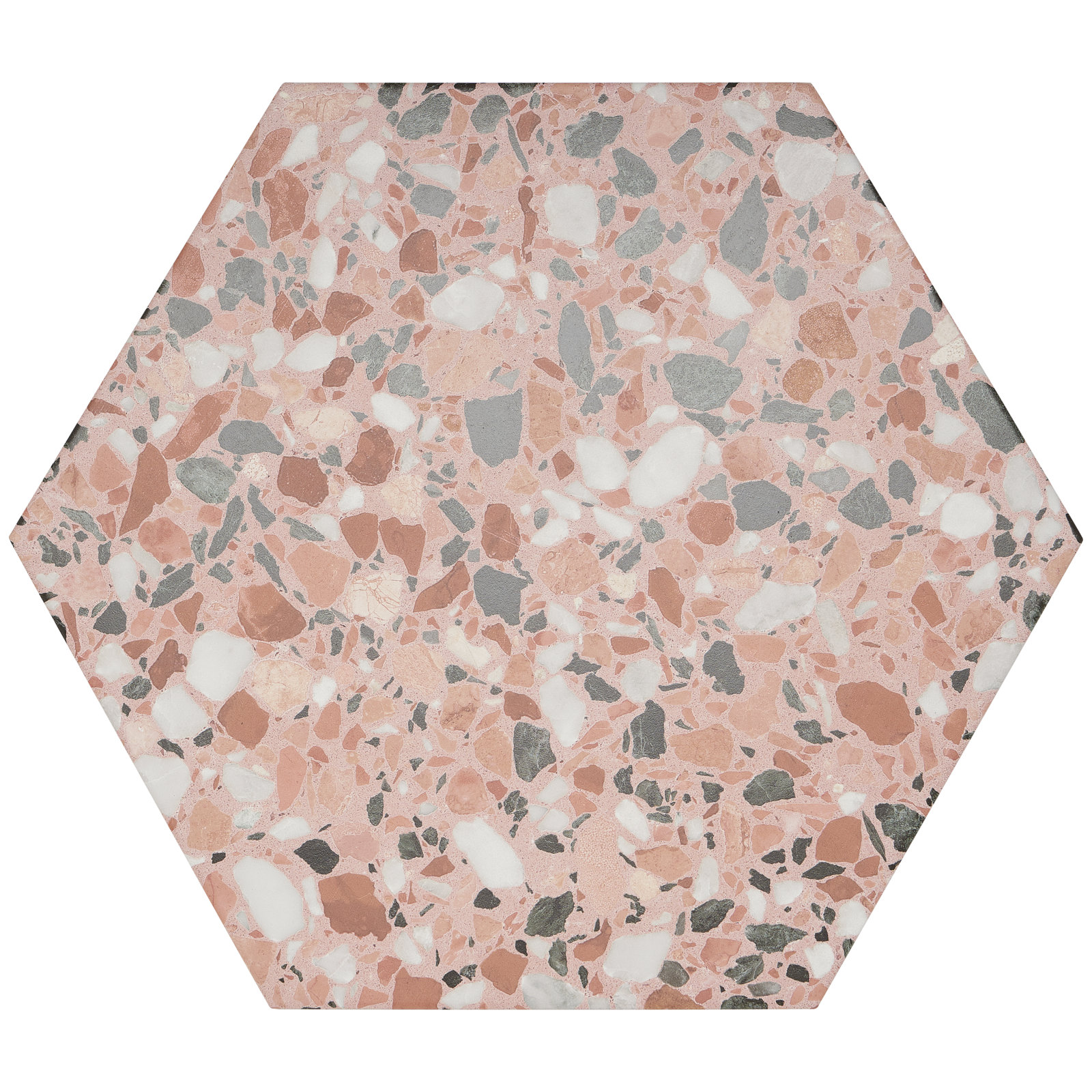 Firenze 13" x 15" Porcelain Tile, Rose