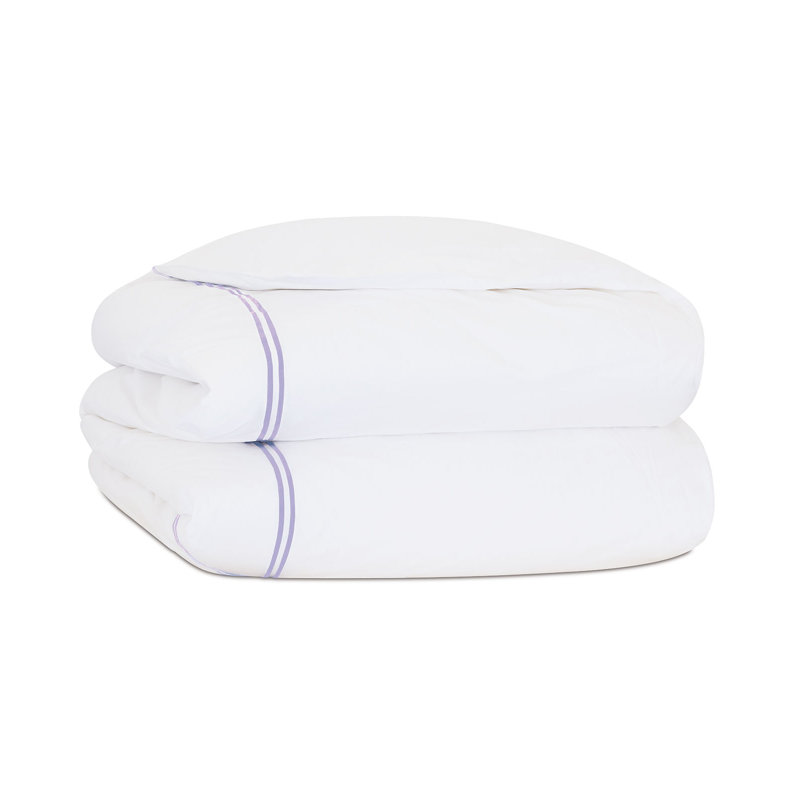 Housse de couette Enzo, Blanc / bruyère, Housse de couette grand