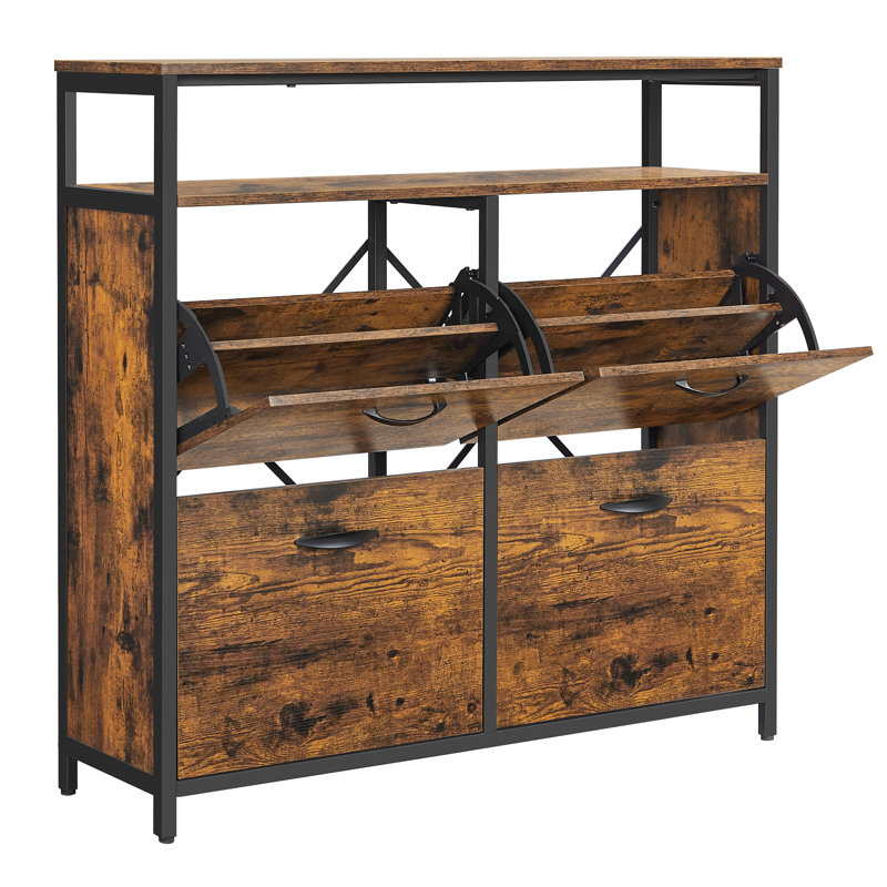 20 Pair Flip Down Shoe Storage