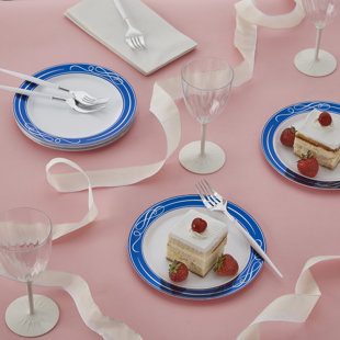 Bella Disposable Party Supplies (Set of 10)