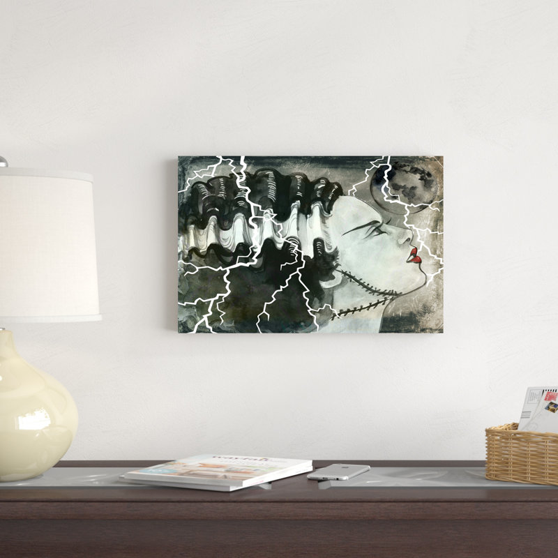 Scream Queens I par Jennifer Paxton Parker - peinture sur toile tendue, H 12 po x l 18 po x P 1,25 po