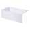 Kingston Brass Aqua Eden 54-Inch Acrylic Rectangular 3-Wall Alcove Tub