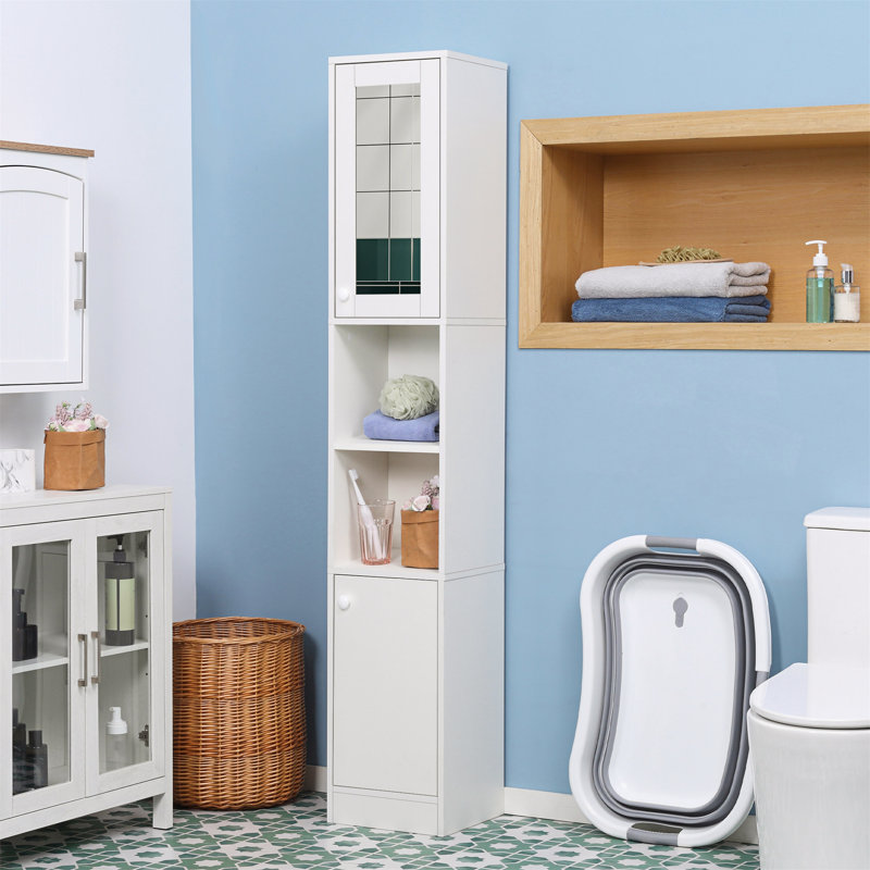 Deiana Freestanding Linen Cabinet