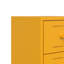 Anadalay 36cm W Steel Bedside Table-905989342