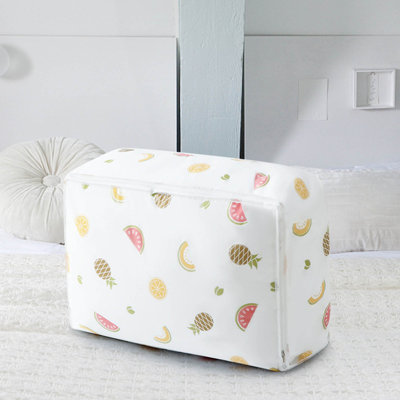 Sac de rangement de grande capacité, seau de rangement pliable, idéal pour ranger les courtepointes, les couvertures, les vêtements de finition, le déplacement, etc.
