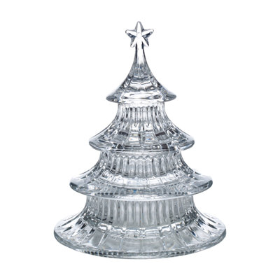 Celebrations Holiday Treats Staking Tree Candy Dish Boxed, 8.5 Inch